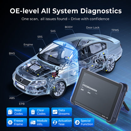Escáner Automotriz Mucar 892bt 35 Resets Bidireccional Ecu