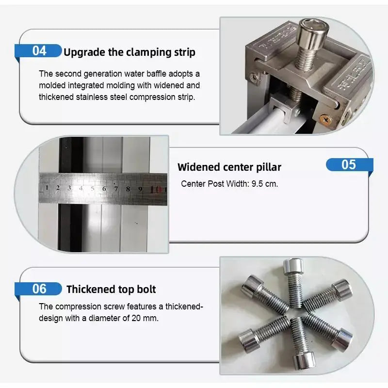 Barrera contra inundaciones de aluminio