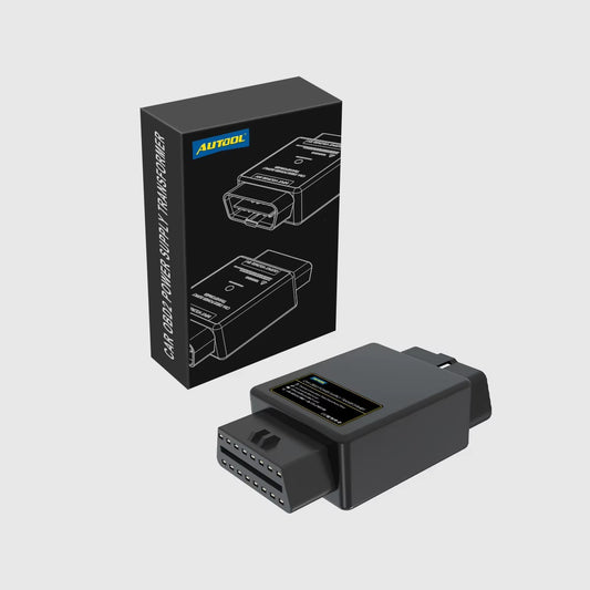 Adaptador OBD2 AUTOOL 24V a 12V para Escáneres de Diagnóstico en Camiones y Maquinaria