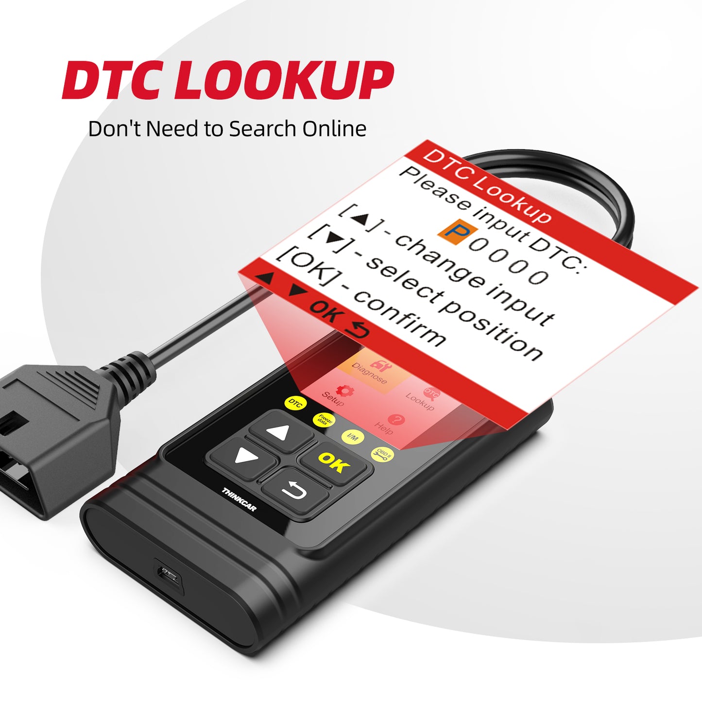 Escáner Obd2 Thinkcar Thinkobd 100 Con Cable