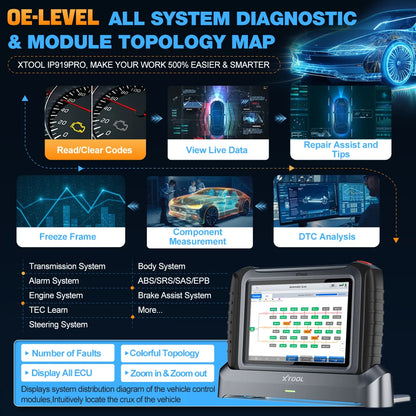 XTOOL IP919 Pro topología