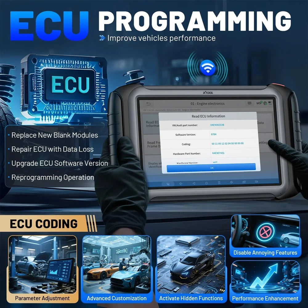 XTOOL IP919 Pro programación ECU