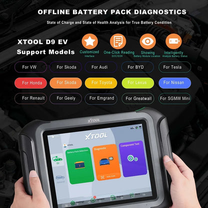 XTOOL D9 EV batería