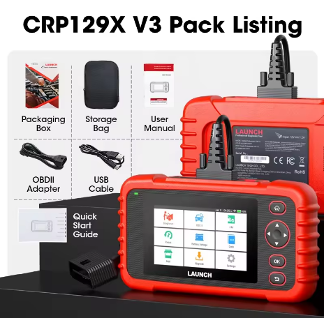 Escáner LAUNCH CRP129X V3.0 4 Sistemas 12 Resets