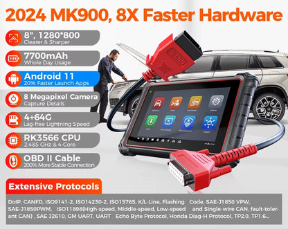 AUTEL MAXICOM MK900 – Escáner Automotriz Profesional Bidireccional