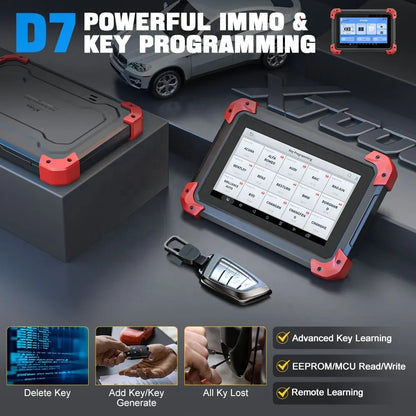XTOOL D7 – Escáner Automotriz Profesional + Programador de Llaves