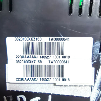 Tablero de Instrumentos (Cluster) Haval H6 – OEM 3820100XKZ16A / XKZ16B