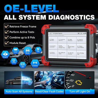 XTOOL D7 – Escáner Automotriz Profesional + Programador de Llaves