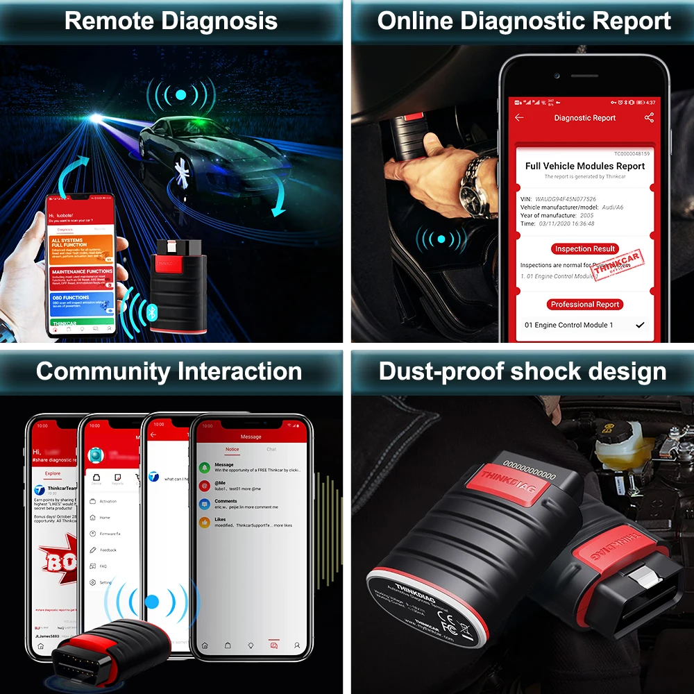 Thinkdiag Scanner Automotriz Obd2 Profesional + Licencia