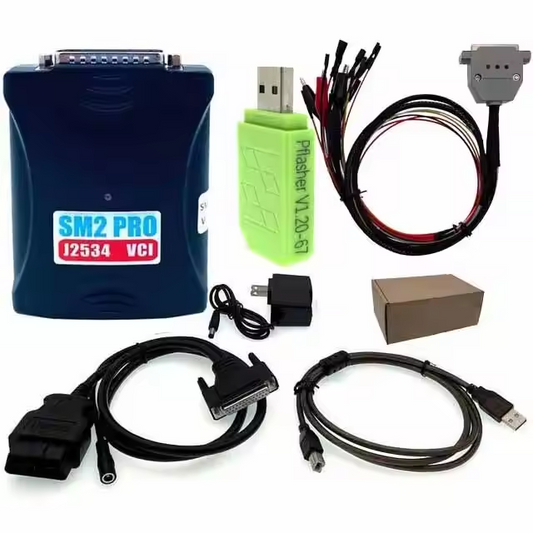 Programador ECU SM2 PRO J2534 VCI 67 Módulos con Dongle