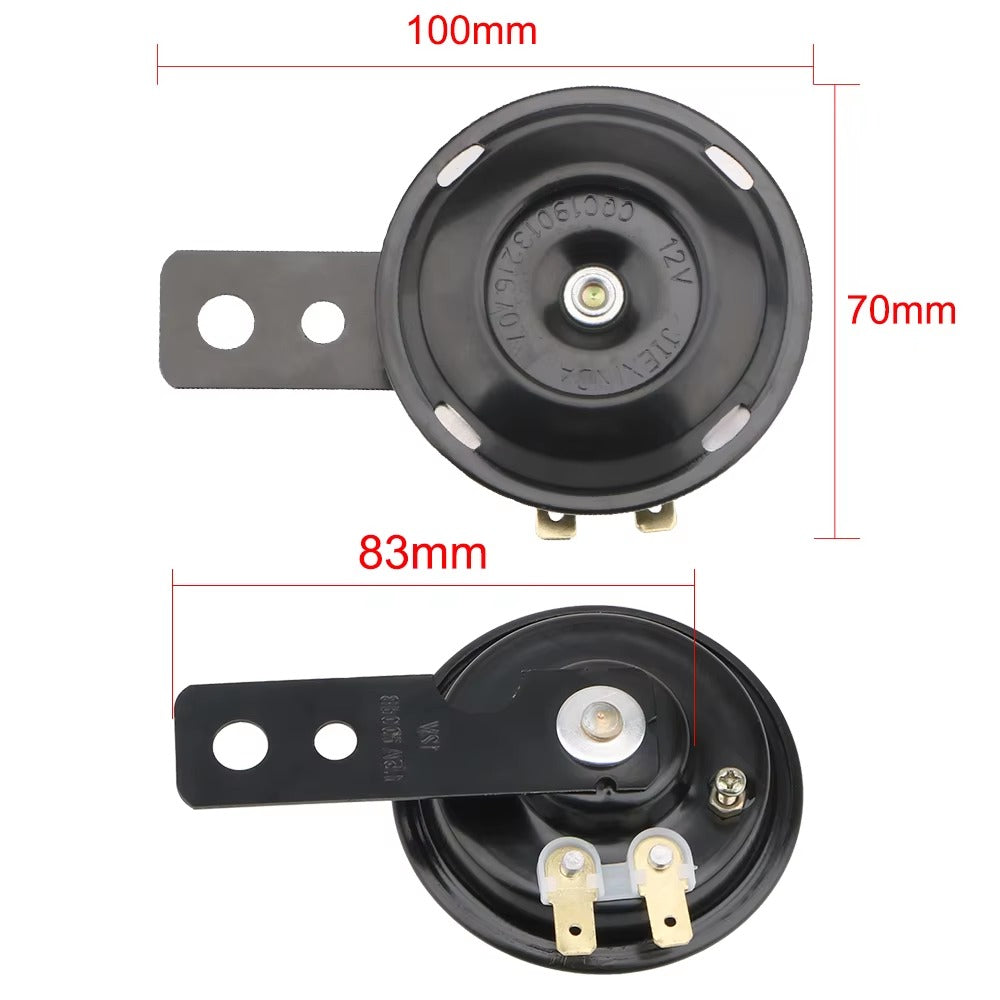 Bocina de Motocicleta 105 dB – 12V | Fuerte, Universal y de Alta Potencia