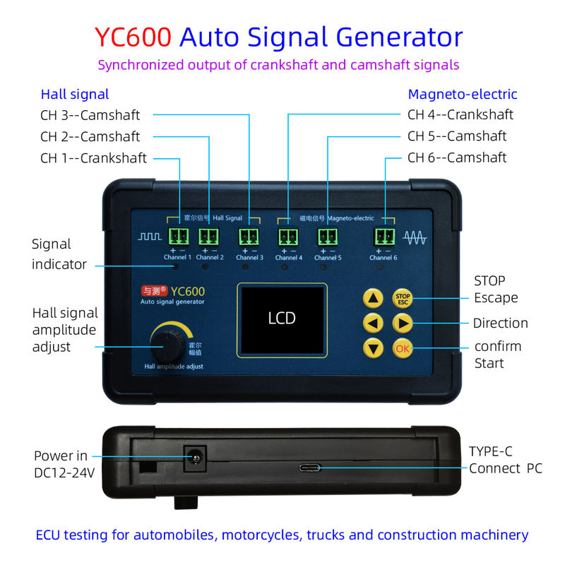 Generador Señales CKP CMP YC600 Cigüeñal Árbol de Levas
