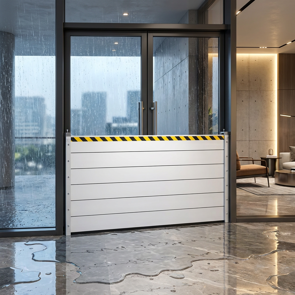 Barrera contra inundaciones de aluminio