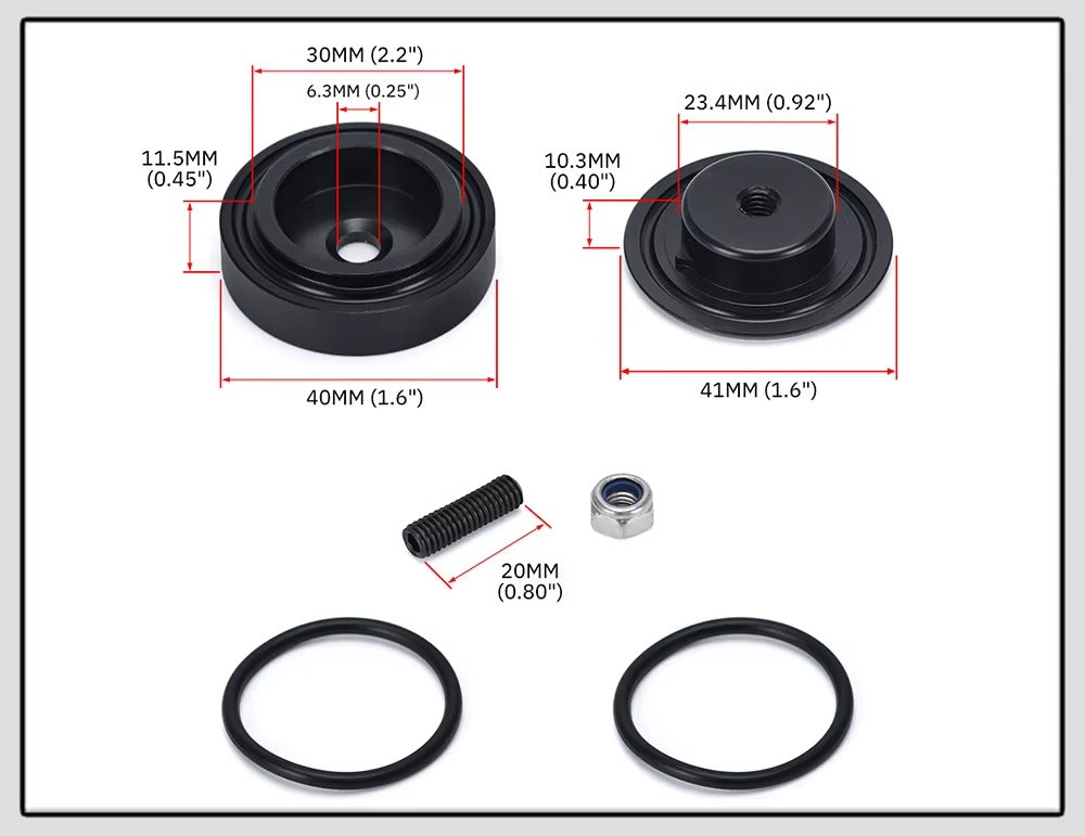 Kit Eliminador de Limpiaparabrisas Trasero – Tapa de Aluminio Universal (Hasta 4 cm)