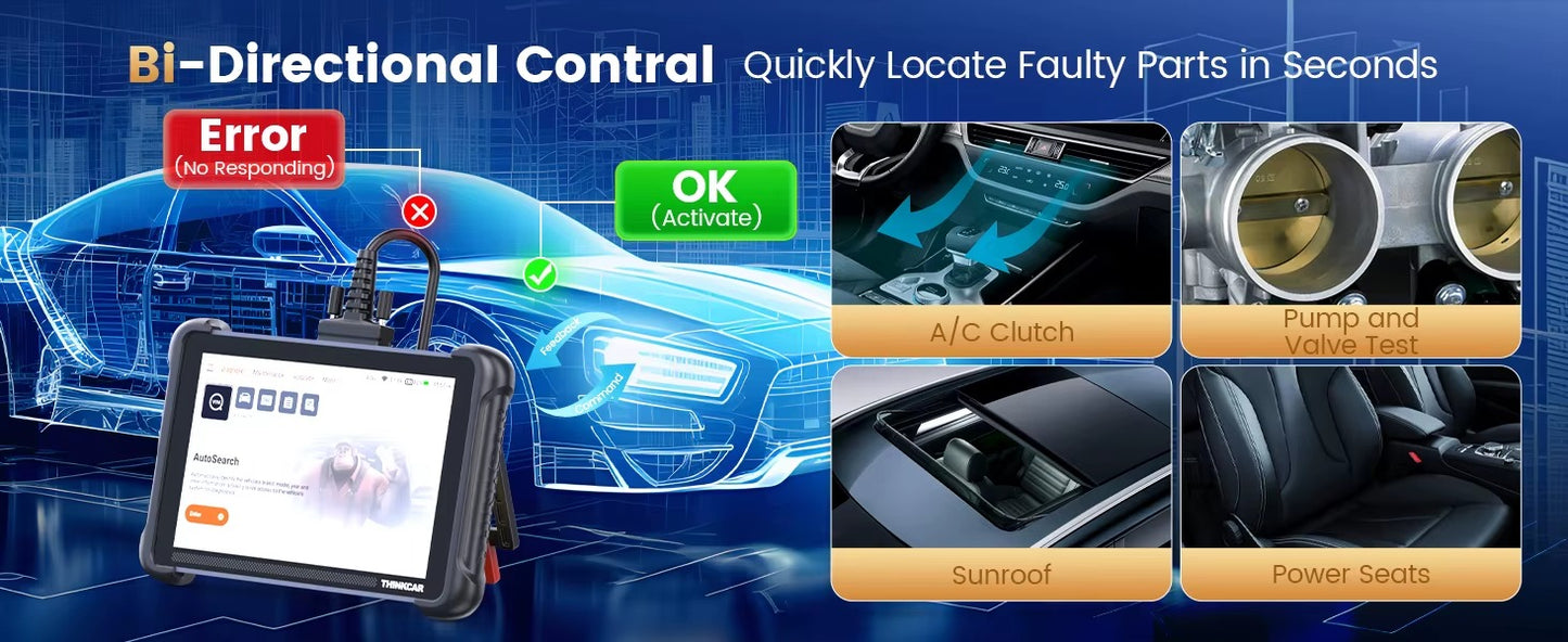 Escáner Automotriz Thinkcar Thinkscan 689 – Diagnóstico Profesional OBD2