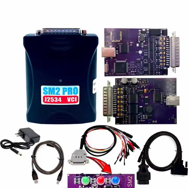 Programador ECU SM2 PRO J2534 VCI 67 Módulos con Dongle
