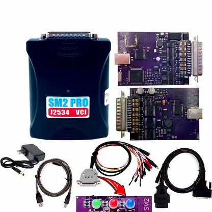 Programador ECU SM2 PRO J2534 VCI 67 Módulos con Dongle