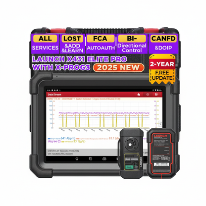 LAUNCH X431 IMMO ELITE – Programador de Llaves + Escáner Automotriz Profesional