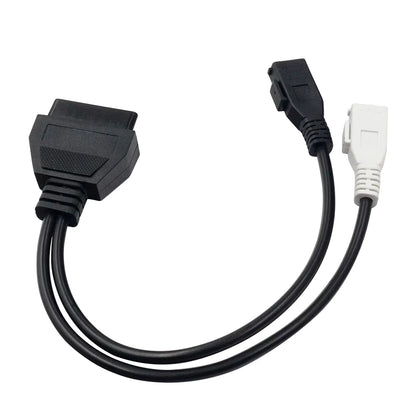 Cable Adaptador 2P + 2P a OBD2 16 Pines – Audi, VW, Seat, Skoda