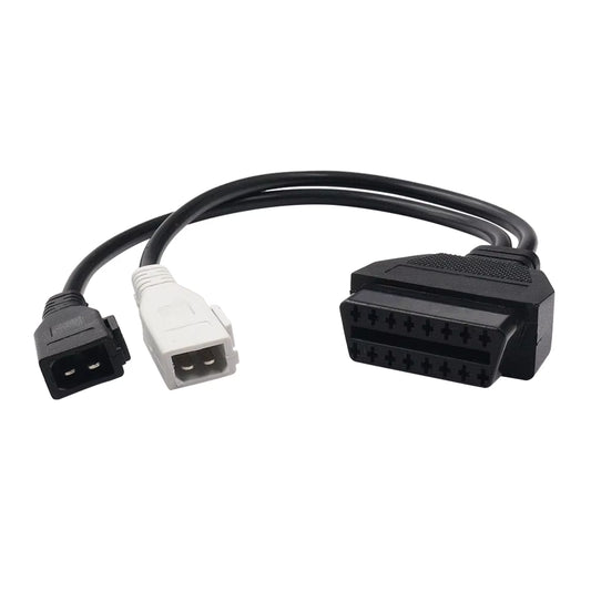 Cable Adaptador 2P + 2P a OBD2 16 Pines – Audi, VW, Seat, Skoda