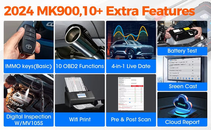 AUTEL MAXICOM MK900 – Escáner Automotriz Profesional Bidireccional