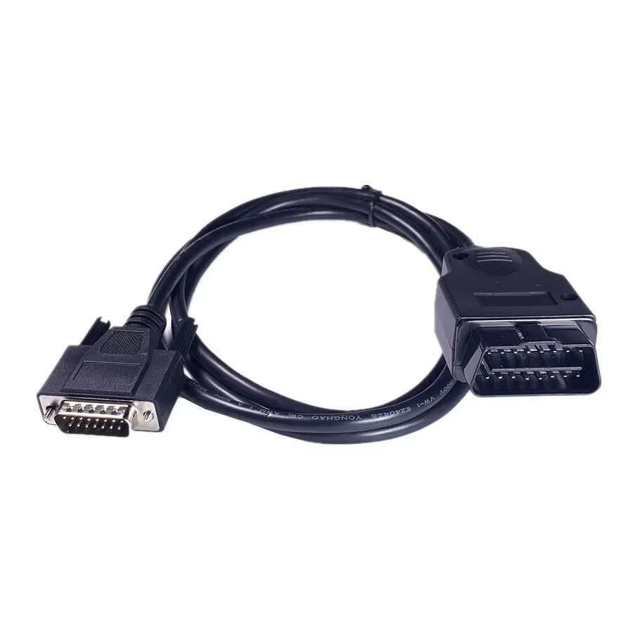 Cable OBD2 a DB15 / DB9 Extensión Diagnóstico 1MT  OBDII 16 Pines