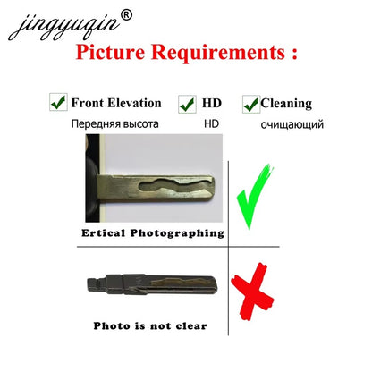 Llave Plegable Remota JINGYUQIN 3 Botones para VW – 434 MHz, Chip ID48