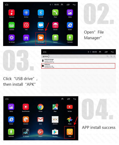 Sistema TPMS Android USB – Monitoreo Digital de Presión de Neumáticos + Tapas Indicadoras (Combo 2 en 1)