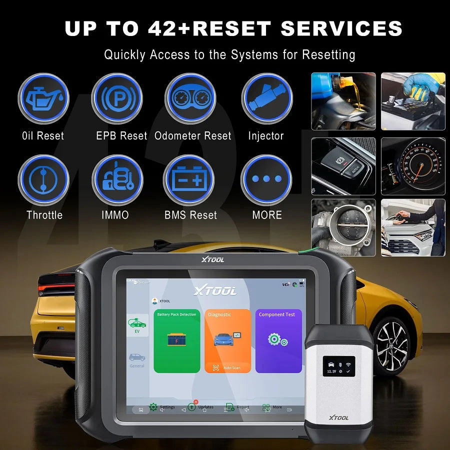 XTOOL D9 EV reseteos