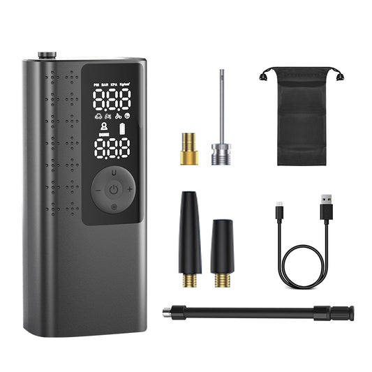 Inflador Portátil 12V 120PSI Recargable Pantalla LCD T01-A