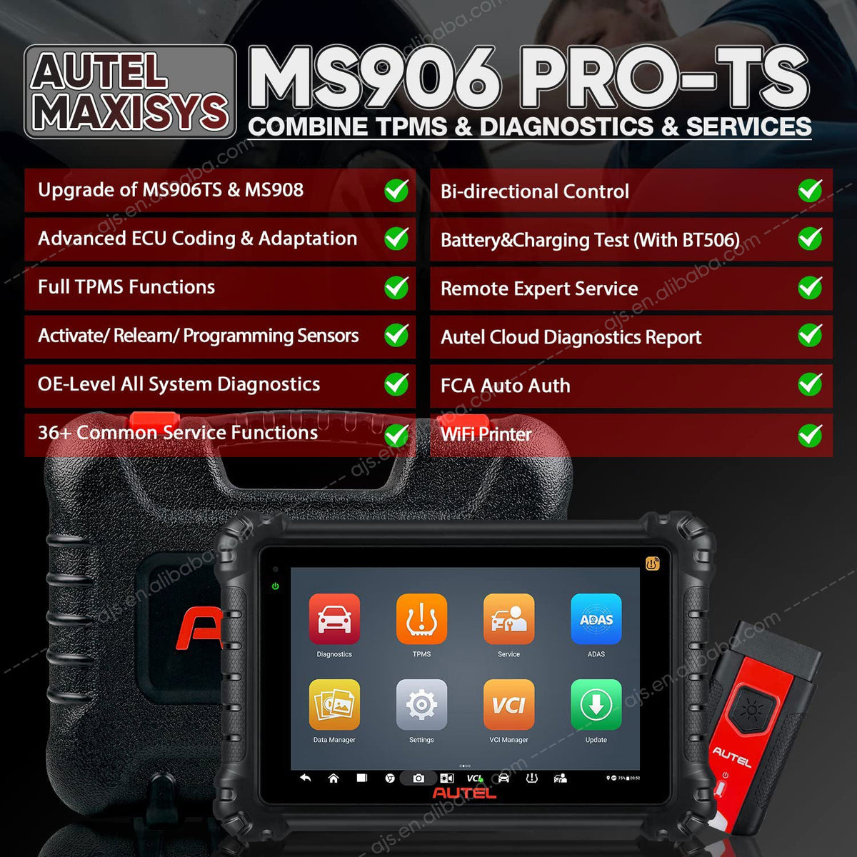 Autel MaxiSys MS906 Pro-TS