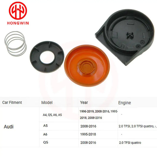 Kit Reparación Membrana Tapa Válvula PCV OEM 03L103469L VW Beetle Eos Golf Jetta Passat 2.0 TDI