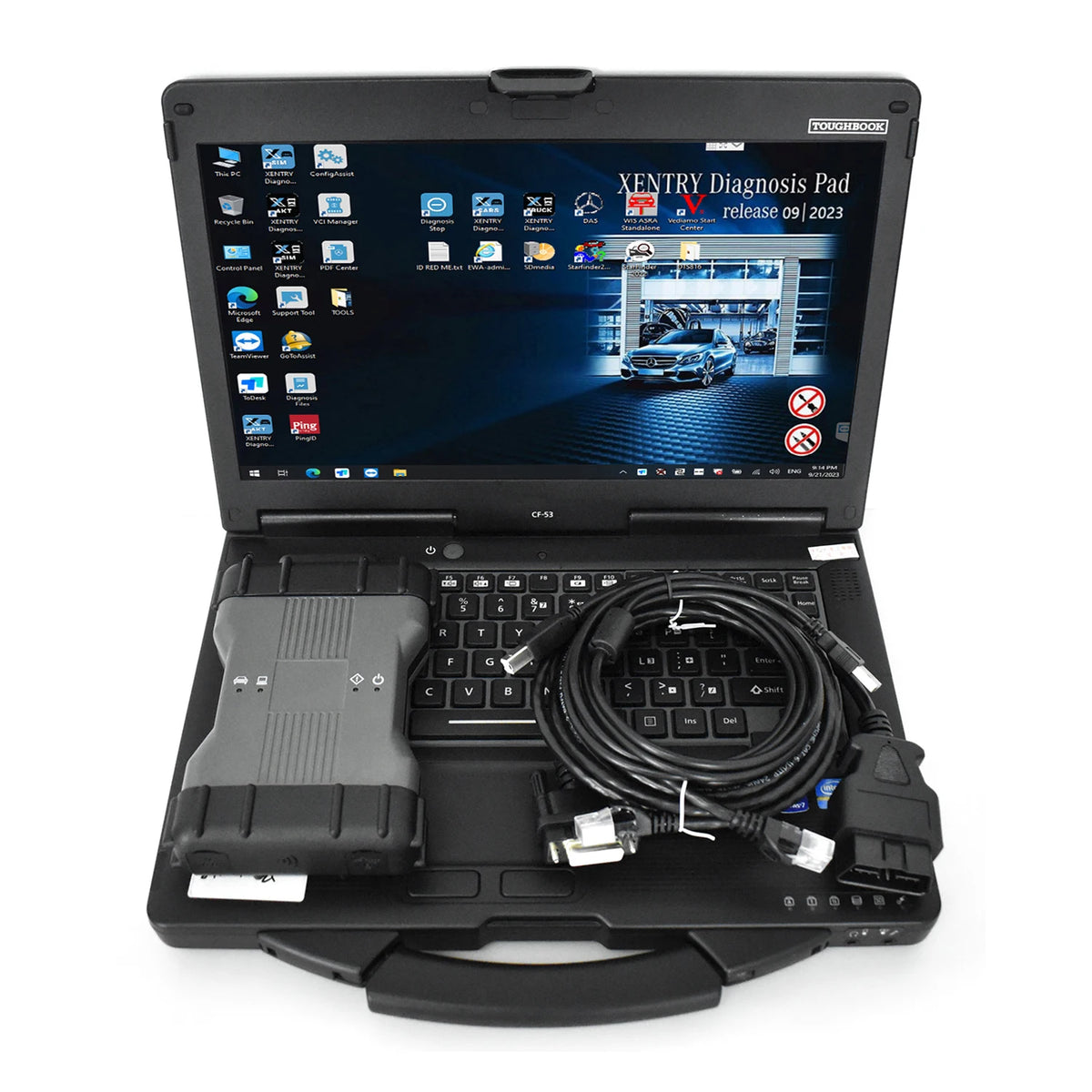 MB Star C6 con laptop CF53