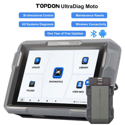 TOPDON UltraDiag Moto funciones