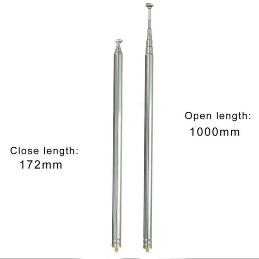 Antena telescópica 1 m rosca M3