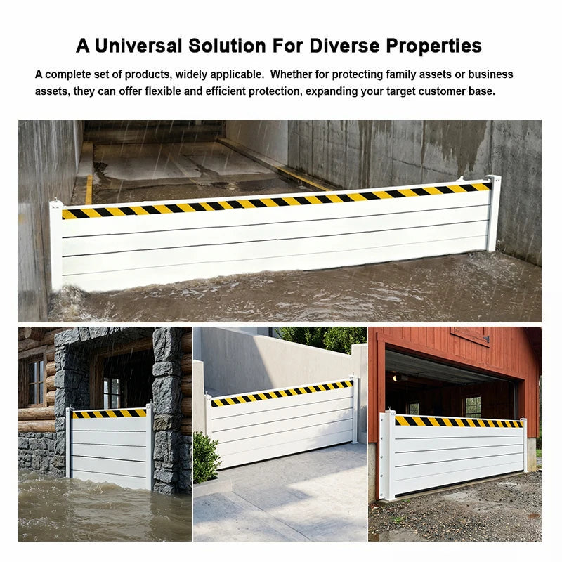 Barrera contra inundaciones de aluminio