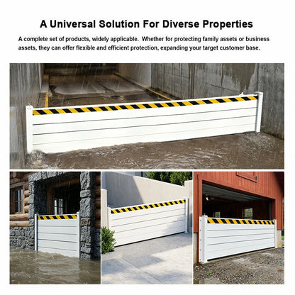 Barrera contra inundaciones de aluminio