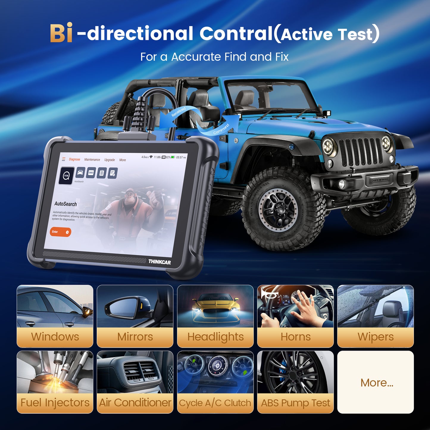 Escáner Automotriz Thinkcar Thinkscan 689 – Diagnóstico Profesional OBD2