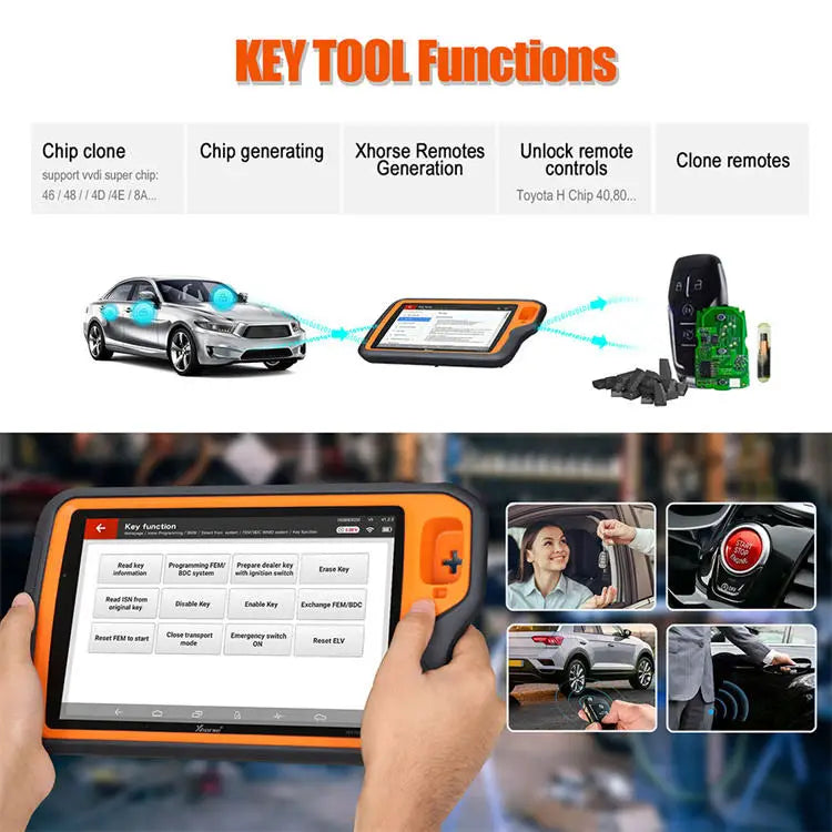 Xhorse Key Tool Plus Pad funciones