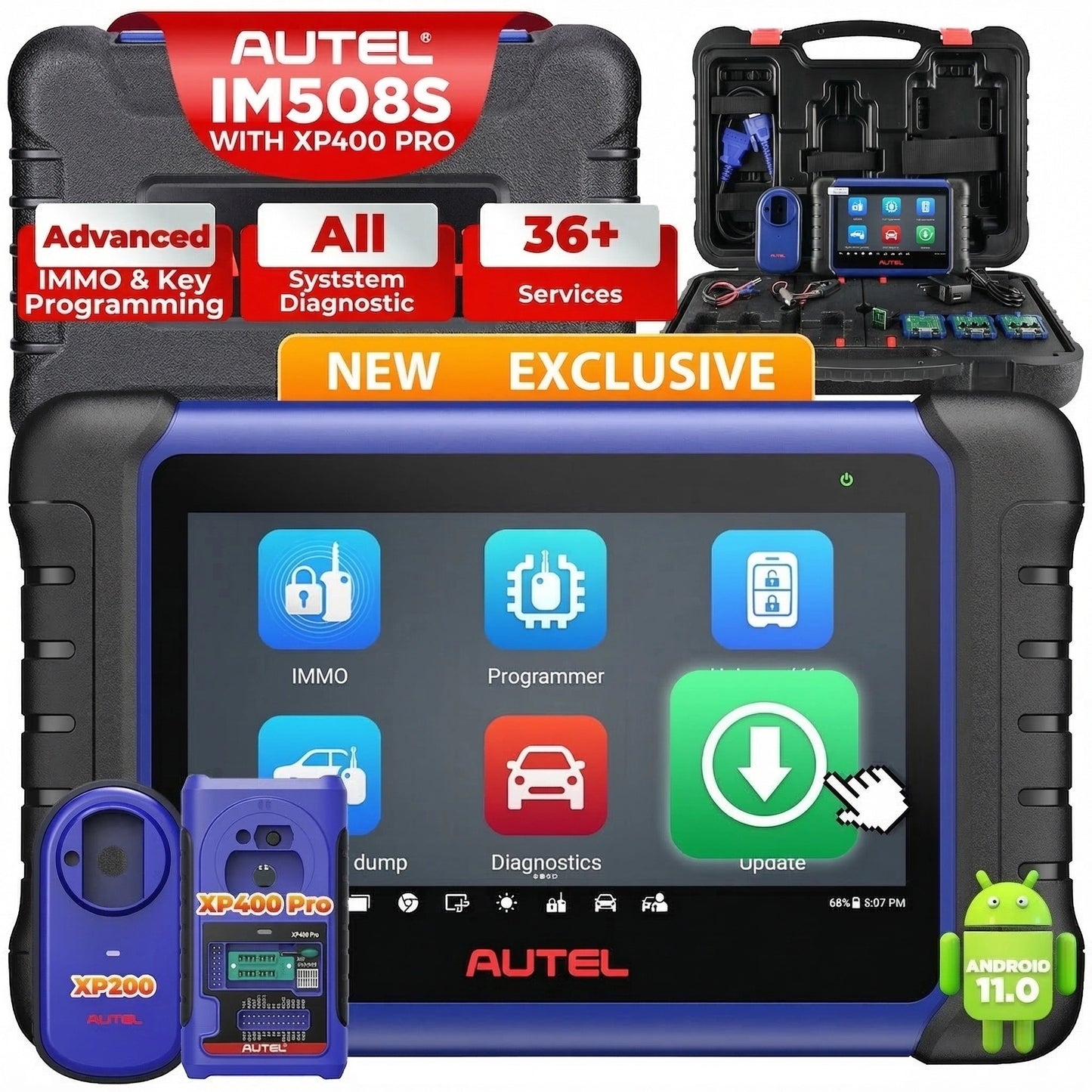 AUTEL MAXIIM IM508S PRO – Programador de Llaves + Escáner Automotriz Profesional