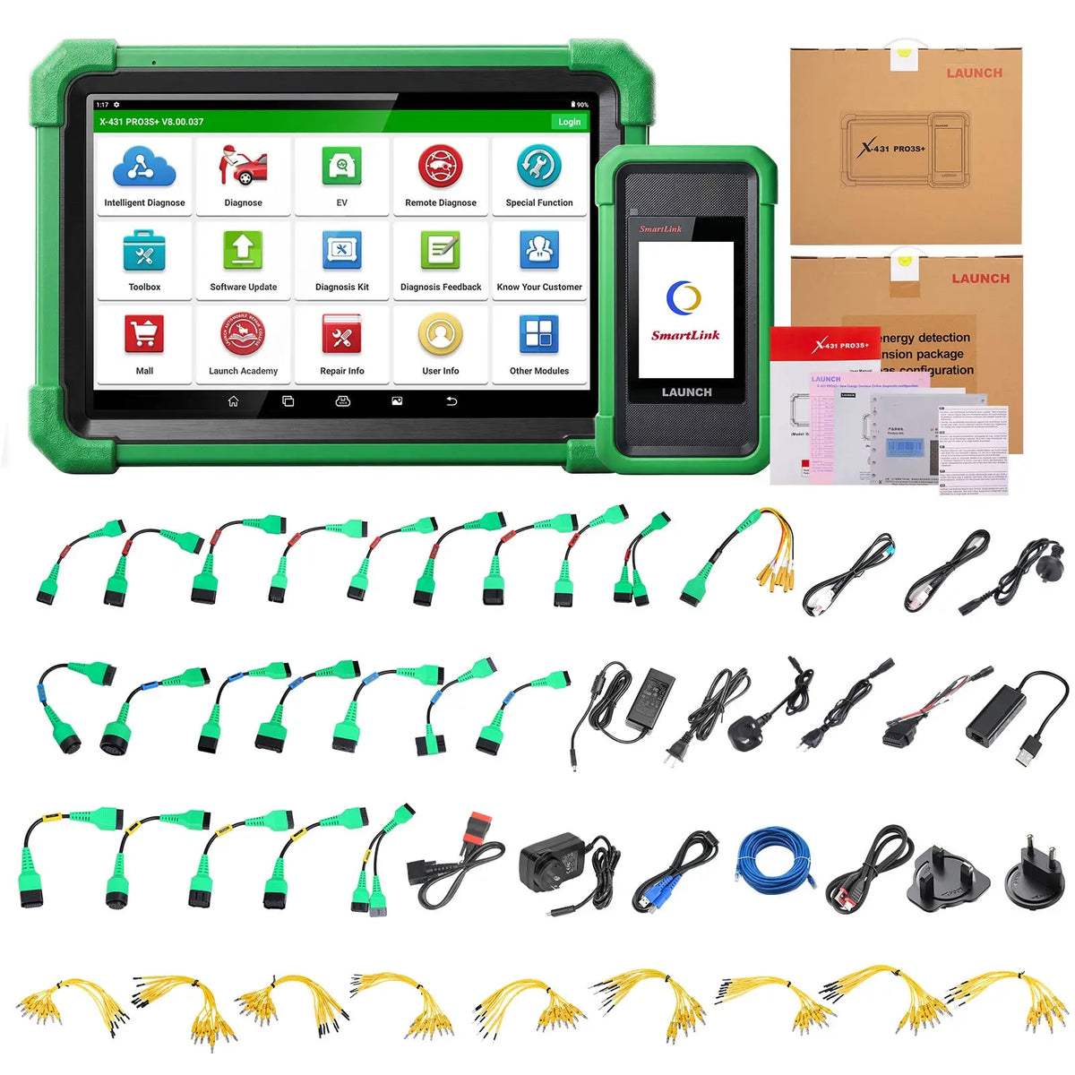 Launch X431 PRO3S+ EV kit