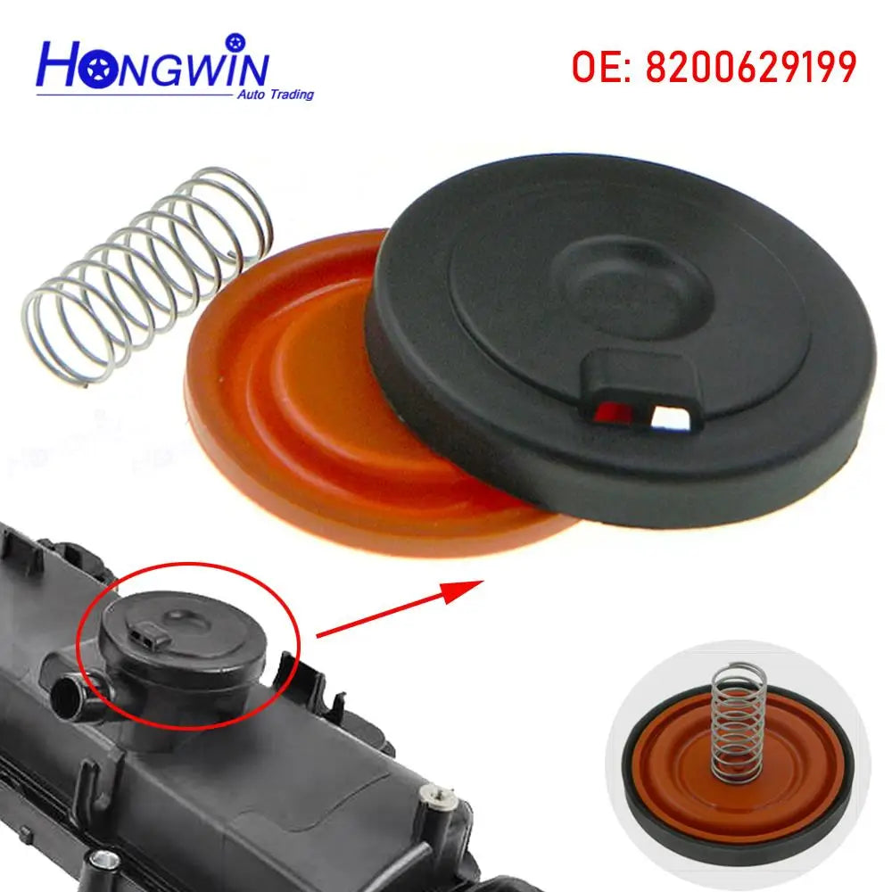 Kit Reparación Membrana PCV Tapa de Válvulas Renault Dacia 1.5 dCi / Citroen Peugeot 2.0 HDi Ford 2.0 TDCi - Nº OEM 8200629199 9806147980