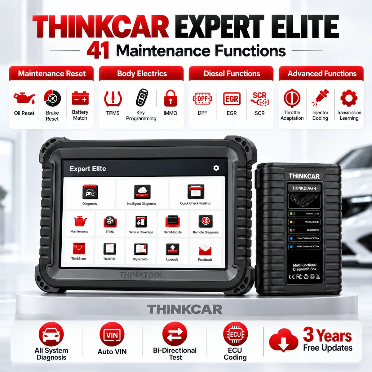 THINKCAR Expert Elite mantenimiento