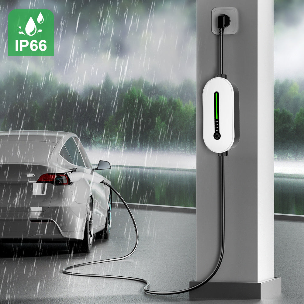 CARGADOR PORTÁTIL PARA VEHÍCULOS ELÉCTRICOS TIPO 2 – 3,5KW 16A MONOFÁSICO