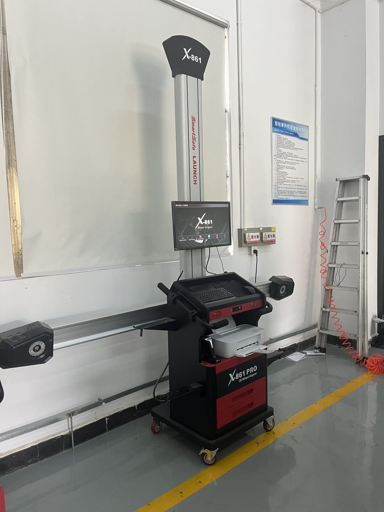 LAUNCH X-861 PRO – Alineadora 3D Profesional de Ruedas (4 Ruedas)