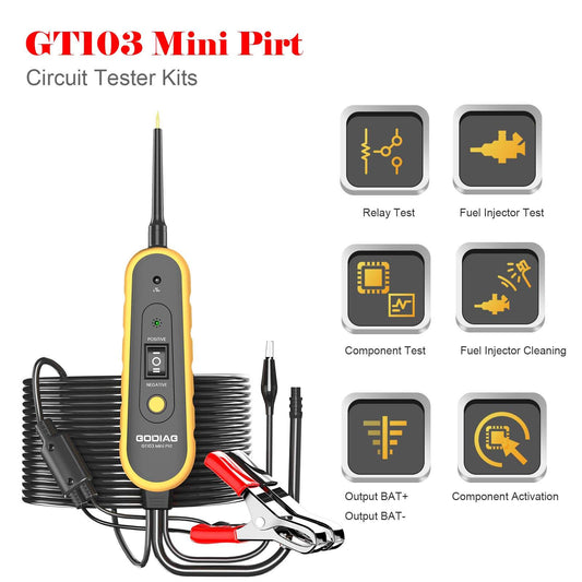 Probador Circuitos Eléctricos GODIAG GT103 6-30V
