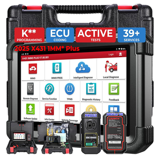Escáner Automotriz LAUNCH X431 IMMO PLUS + PROG3 Programador de Llaves Profesional