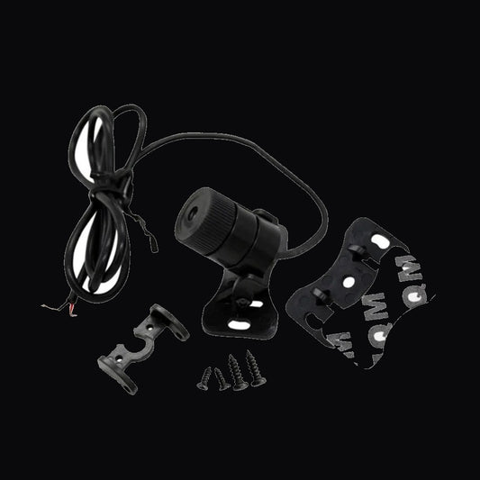 Luz LED Roja Trasera de Advertencia 12V para Auto y Moto con Soportes