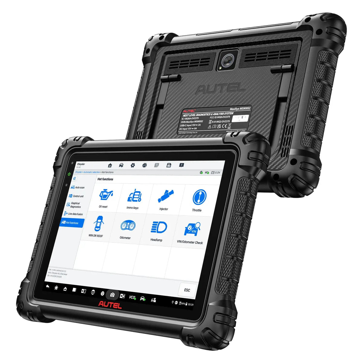 Autel MaxiSys MS909S2 - Tablet y VCI2