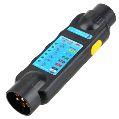 Probador de Remolque 7 Pines 12V Tester de Cableado y Luces para Barra, Remolque y Caravana